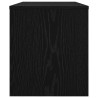 Meuble TV Chêne noir 80 x 35 x 40 cm Bois d'ingénierie 634577634577