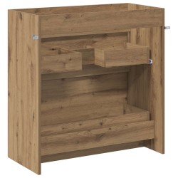 Meuble sous lavabo de salle de bain Chêne artisanal 634578634578