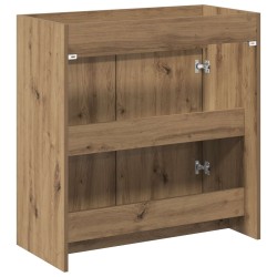 Meuble sous lavabo de salle de bain Chêne artisanal 634579634579