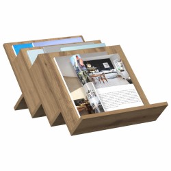 Étagère à magazines Chêne artisanal 53 x 40 x 28,5 cm 634584634584