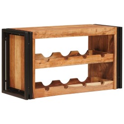 Étagère à vin Marron 80 x 45 x 33 cm Bois d'Acacia Massif 634585634585