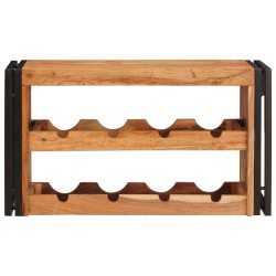 Étagère à vin Marron 80 x 45 x 33 cm Bois d'Acacia Massif 634585634585