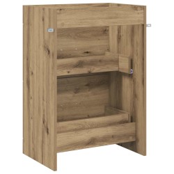 Meuble sous lavabo de salle de bain Chêne artisanal 634591634591