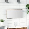Miroir Montage mural Marron 80 x 37 cm Verre et Bois Ingénierie 634601634601