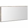 Miroir Montage mural Marron 80 x 37 cm Verre et Bois Ingénierie 634601634601