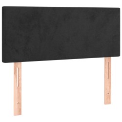 Tête de lit à LED Noir 80x5x78/88 cm Velours 634604634604