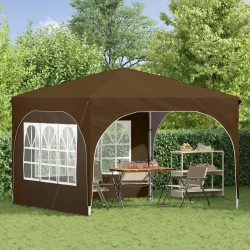 Tente de fête pop-up 290 x 290 x 245 cm Taupe 634610634610