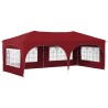 Tente de fête pop-up 575 x 288 x 245 cm Bordeaux Tissu Oxford 634611634611