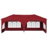 Tente de fête pop-up 575 x 288 x 245 cm Bordeaux Tissu Oxford 634611634611