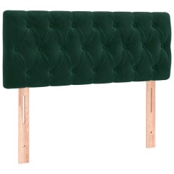 Tête de lit à LED Vert foncé 100x7x78/88 cm Velours 634616634616