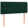 Tête de lit à LED Vert foncé 100x7x78/88 cm Velours 634616634616
