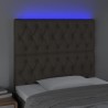 Tête de lit à LED Taupe 90x7x118/128 cm Tissu 634620634620