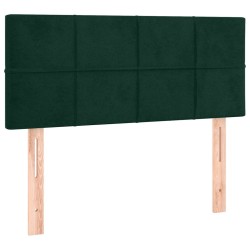 Tête de lit à LED Vert foncé 100x5x78/88 cm Velours 634621634621