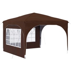 Tente de fête pop-up 290 x 290 x 245 cm Marron 634623634623