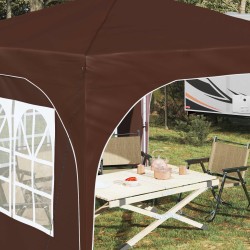 Tente de fête pop-up 290 x 290 x 245 cm Marron 634623634623