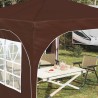 Tente de fête pop-up 290 x 290 x 245 cm Marron 634623634623