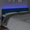 Tête de lit à LED Bleu foncé 180x5x78/88 cm Velours 634627634627
