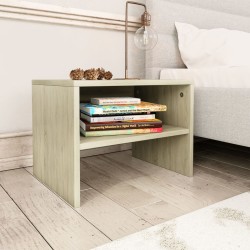 Tables de chevet 2 pcs Chêne sonoma 40x30x30 cm Bois ingénierie 634628634628