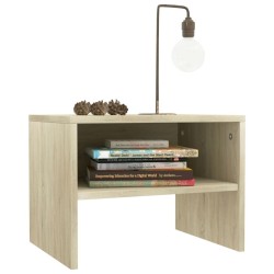 Tables de chevet 2 pcs Chêne sonoma 40x30x30 cm Bois ingénierie 634628634628