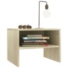 Tables de chevet 2 pcs Chêne sonoma 40x30x30 cm Bois ingénierie 634628634628