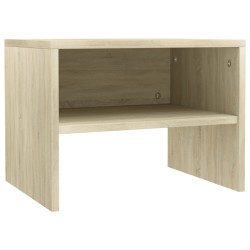 Tables de chevet 2 pcs Chêne sonoma 40x30x30 cm Bois ingénierie 634628634628