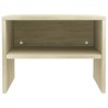 Tables de chevet 2 pcs Chêne sonoma 40x30x30 cm Bois ingénierie 634628634628