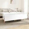 Tables d'appoint 2pcs Blanc brillant 50x46x35cm Bois ingénierie 634630634630