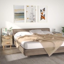 Tables de chevet 2 pcs Chêne sonoma 40x35x47,5 cm 634637634637