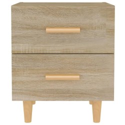 Tables de chevet 2 pcs Chêne sonoma 40x35x47,5 cm 634637634637