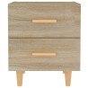 Tables de chevet 2 pcs Chêne sonoma 40x35x47,5 cm 634637634637
