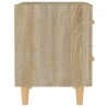 Tables de chevet 2 pcs Chêne sonoma 40x35x47,5 cm 634637634637