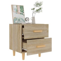 Tables de chevet 2 pcs Chêne sonoma 40x35x47,5 cm 634637634637