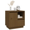 Tables de chevet 2pcs Marron miel 50x34x50cm Bois de pin massif 634643634643
