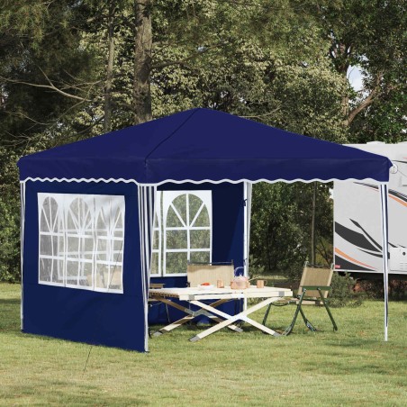 Tente de fête pop-up 288 x 288 x 245 cm Bleu Tissu Oxford 634649634649