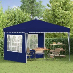 Tente de fête pop-up 288 x 288 x 245 cm Bleu Tissu Oxford 634649634649