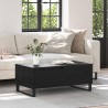 Table basse Chêne noir 90 x 50 x 36,5 cm Bois d'ingénierie 634650634650