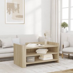 Table basse chêne sonoma 100x50x50 cm bois d'ingénierie 634652634652