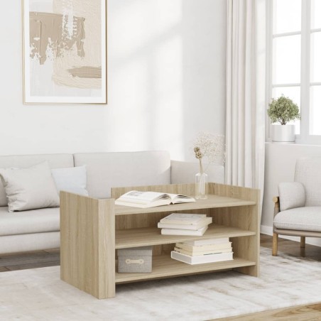 Table basse chêne sonoma 100x50x50 cm bois d'ingénierie 634652634652