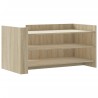 Table basse chêne sonoma 100x50x50 cm bois d'ingénierie 634652634652