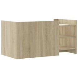 Table basse chêne sonoma 100x50x50 cm bois d'ingénierie 634652634652