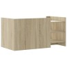 Table basse chêne sonoma 100x50x50 cm bois d'ingénierie 634652634652