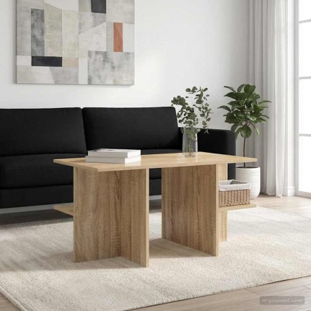 Table basse Chêne Sonoma 87 x 50 x 45 cm Bois d’ingénierie 634653634653
