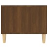Table basse chêne marron 102x50x40 cm bois d'ingénierie 634654634654