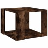 Table basse Chêne fumé 40x40x30 cm Bois d'ingénierie 634655634655