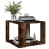 Table basse Chêne fumé 40x40x30 cm Bois d'ingénierie 634655634655