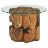 Table basse Bois flottant de teck massif 60 cm 634657634657