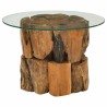 Table basse Bois flottant de teck massif 60 cm 634657634657