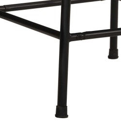 Tabourets de bar lot de 4 46x35,5x70cm bois massif récupération 634658634658