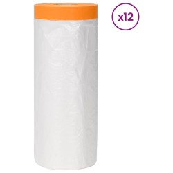 Tapis de protection avec bande adhésive 12 pcs 240 x 2000 cm 634671634671