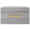 Tables de chevet murales 2 pcs sonoma gris 35x35x20 cm 634675634675